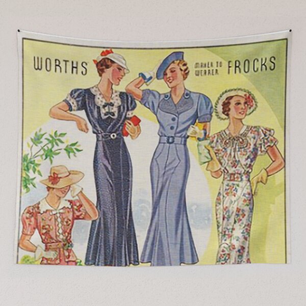 Item preview, Worth's Frocks 1930s 1 designed and sold by will-o-wares.