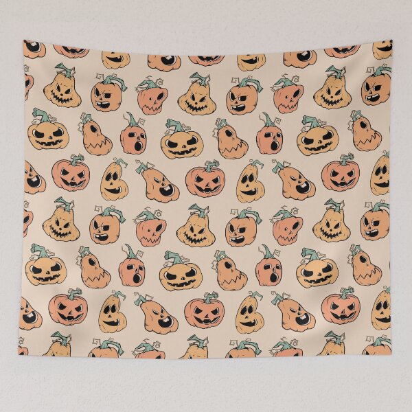 Item preview, Halloween Cartoon Pumpkin Design designed and sold by CreativeDraws42.