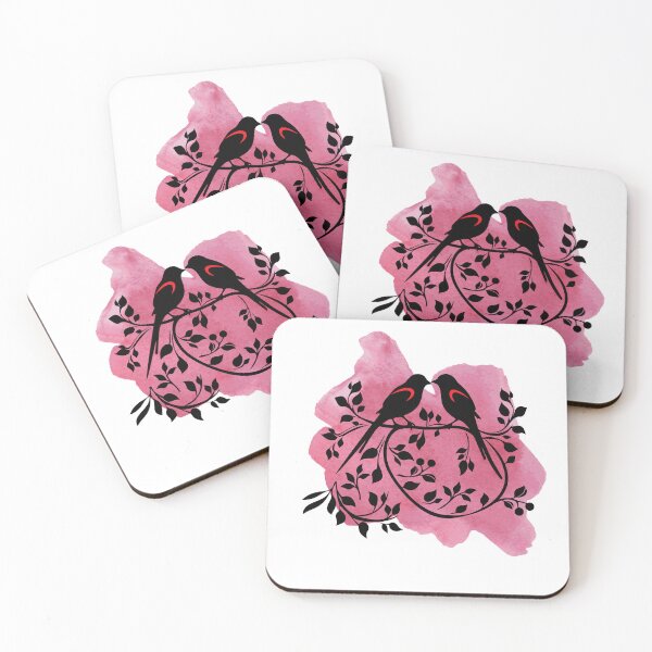 Item preview, Elegant Silhouette Lovebirds designed and sold by KeeganCreations.