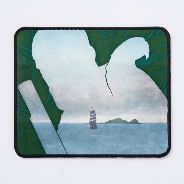 Item preview, Treasure Island - Robert Louis Stevenson Adventure Literature Art for Book Lovers designed and sold by RedHillPrints.