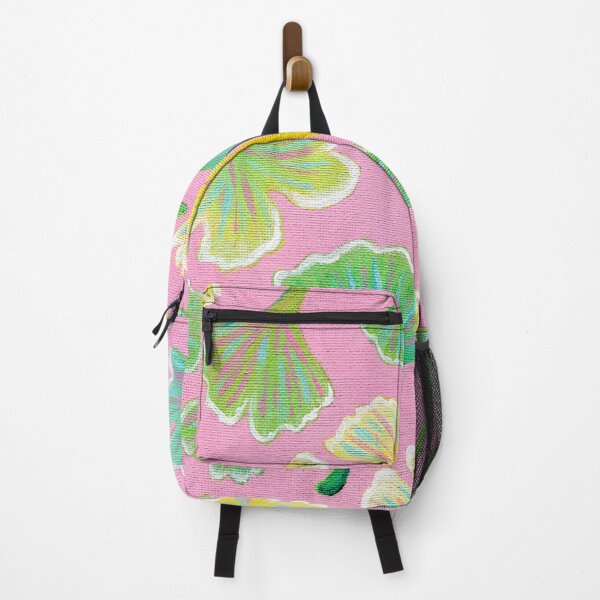 Item preview, Gingko Leaves Pink Painted Pattern designed and sold by Ivy Lily Art.
