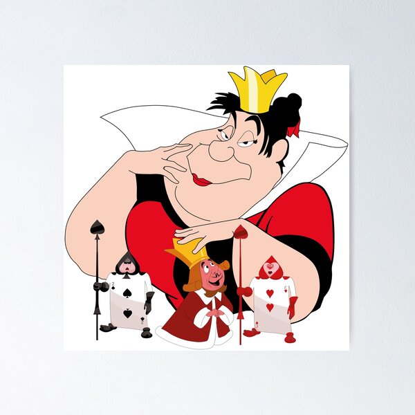 Artikel-Vorschau von Alice in Wonderland Queen of Hearts, designt und verkauft von Exploorer Design.