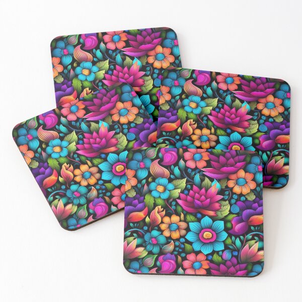 Item preview, Beautiful Colorful Floral Pattern designed and sold by MGdezigns.