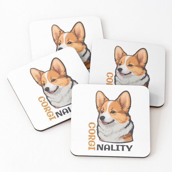 Item preview, Corginality. Cute and fanny portrait of corgi dog designed and sold by twisted-dot.