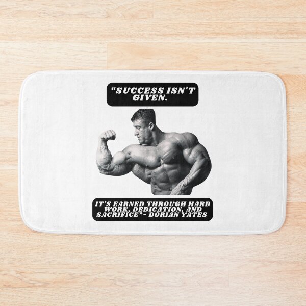 Item preview, "Success isn't given. It's earned through hard work, dedication, and sacrifice."- Dorian Yates designed and sold by STO1KA.