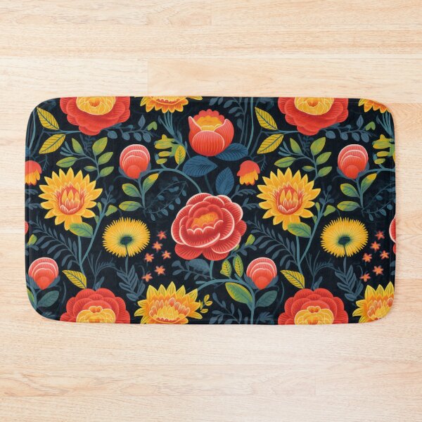 Item preview, Vibrant Folklore Floral designed and sold by CherryStarShop.