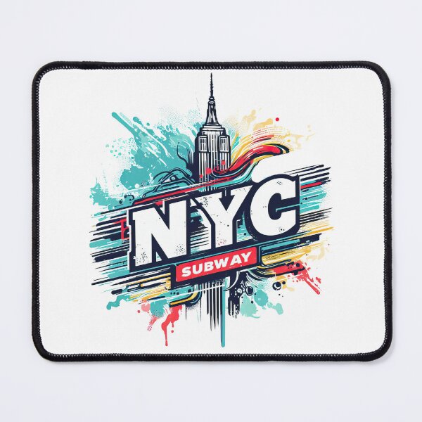 Item preview, New York Subway NYC Subway Color Splash Design designed and sold by MayaDelaye.