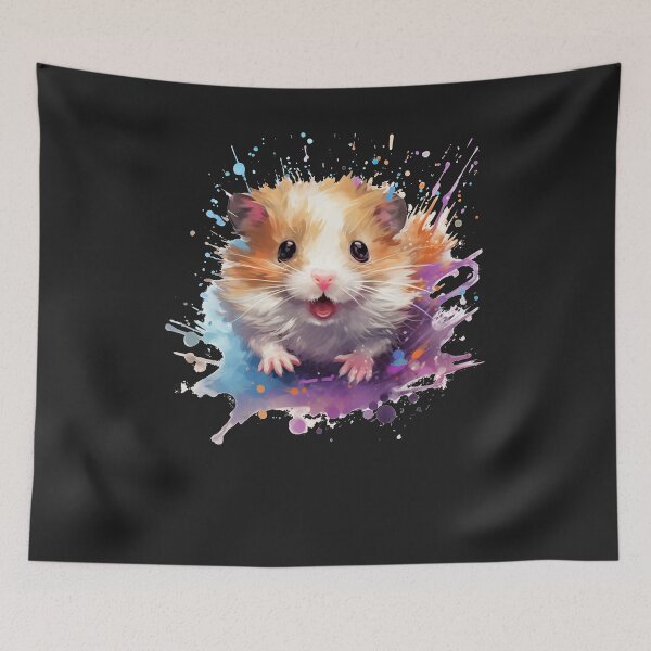 Item preview, Cute Hamster Pet Splash Art designed and sold by Monster  Merch.