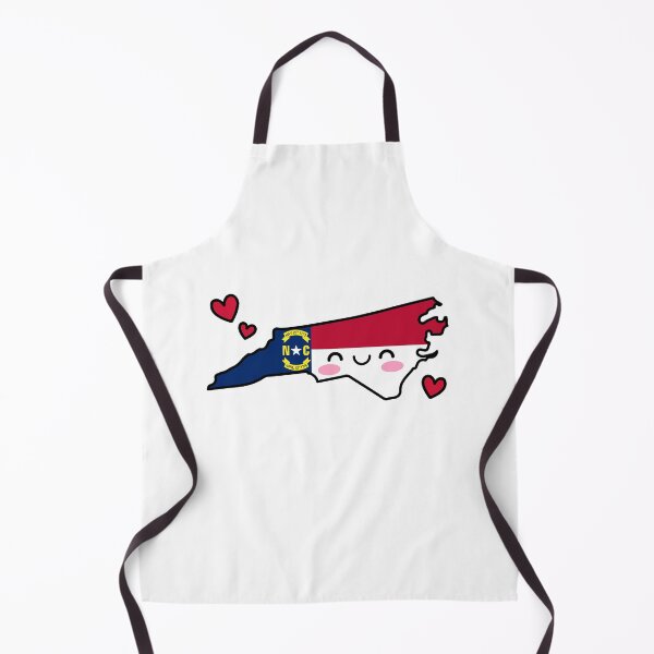 Item preview, North Carolina State Flag Map Smile with Love designed and sold by pixelsparkzone.