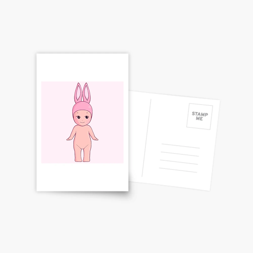 Pink Bunny Sonny Angel | Postcard