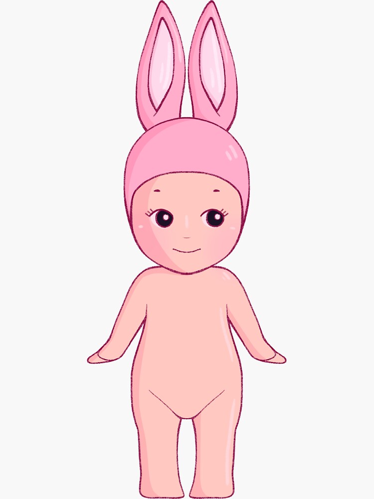 Pink Bunny Sonny Angel Sticker for Sale by novembersgirl