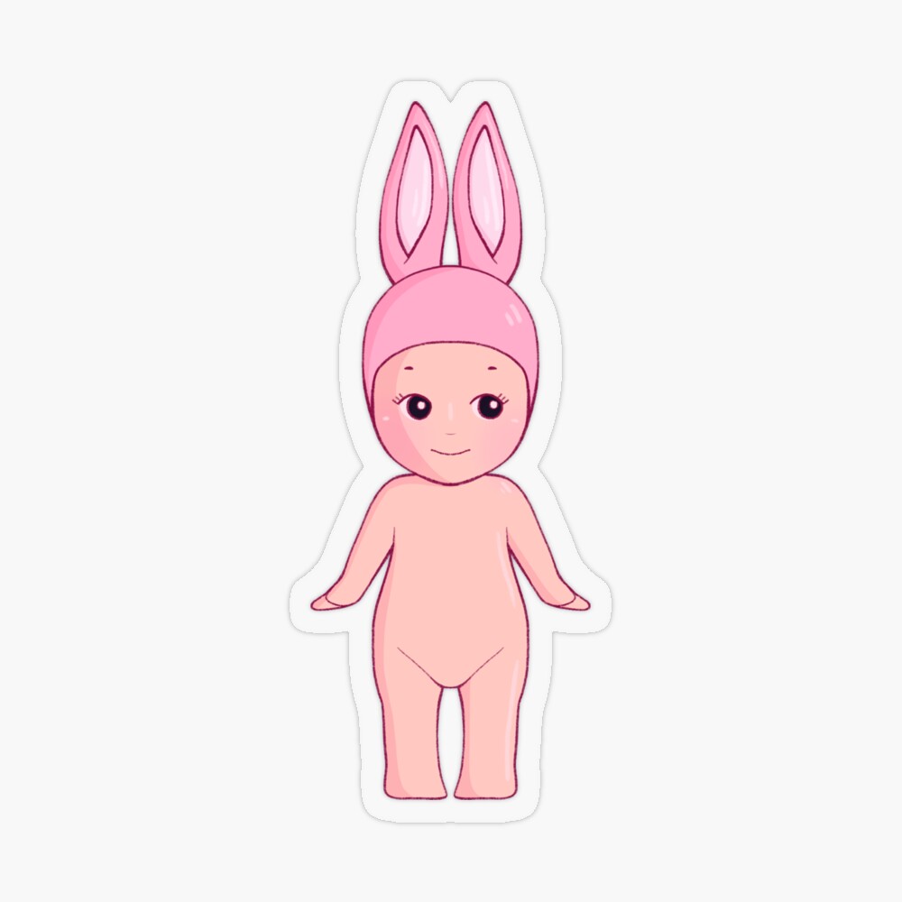 Pink Bunny Sonny Angel | Postcard
