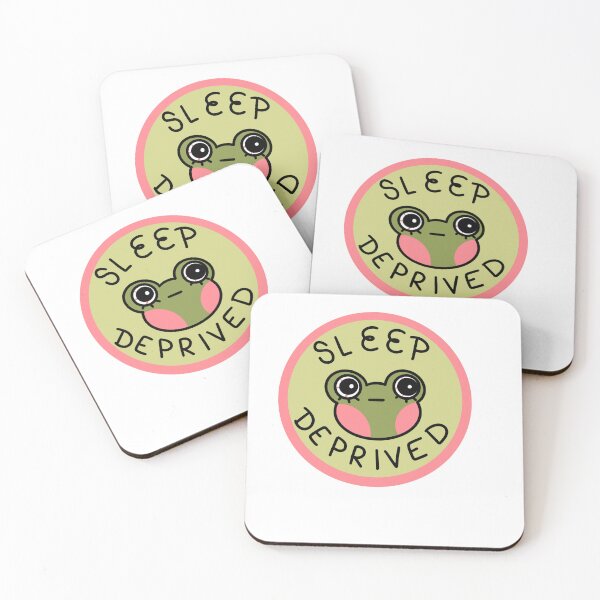 Item preview, Sleep Deprived Frog Cute Animal Quotes designed and sold by VeryGoodShopp.