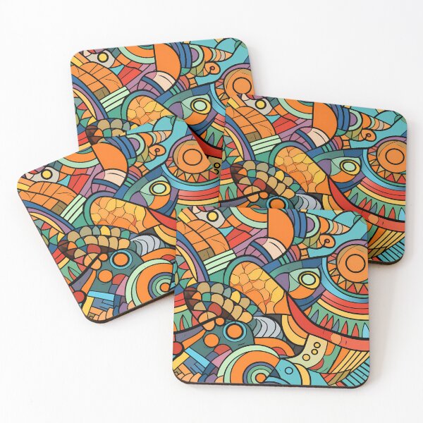 Item preview, Art deco, colorful pattern  designed and sold by MyKaiUS.