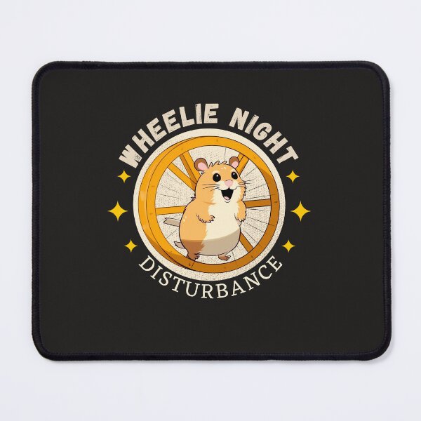 Item preview, Cute Hamster Pet Wheelie Night Disturbance designed and sold by Monster  Merch.