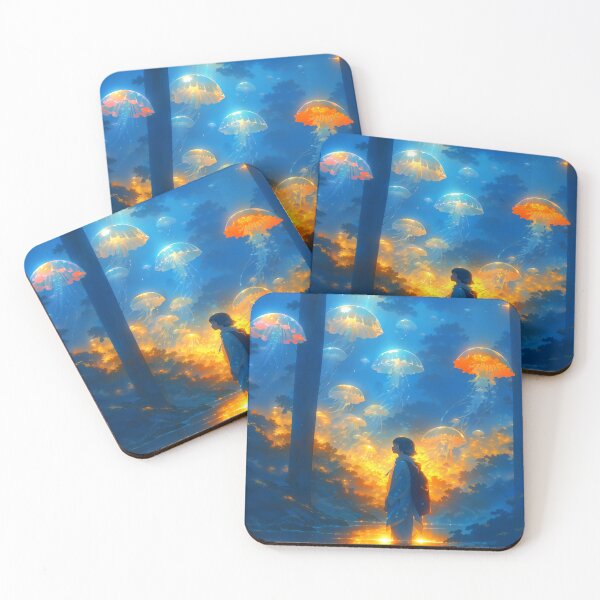 Item preview, Fantasy Jellyfish Forest designed and sold by PaperAI.