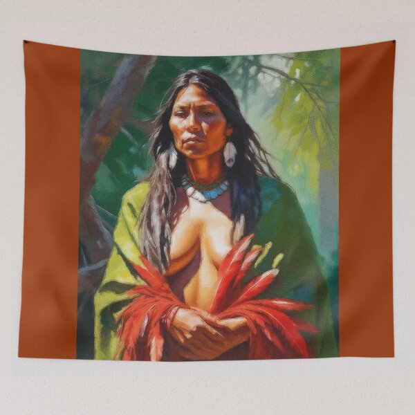Item preview, Native American Mother Nature designed and sold by AUTHENTIC AMERICANA ARTS.