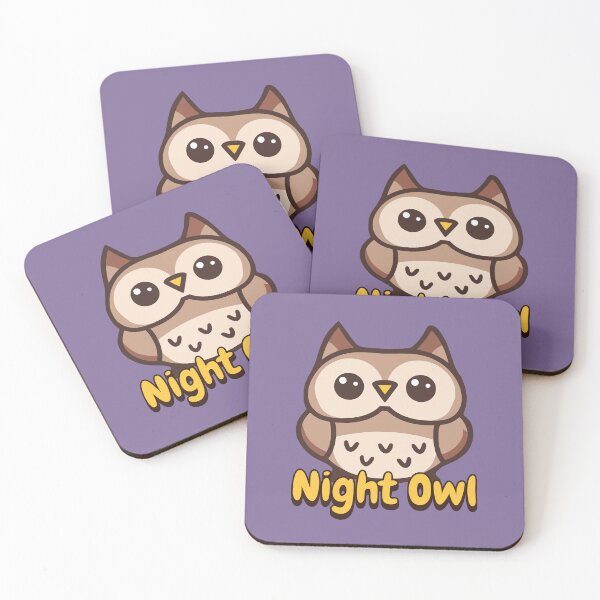 Item preview, I'm a Night Owl! Cute owl Cartoon designed and sold by PMCreative.