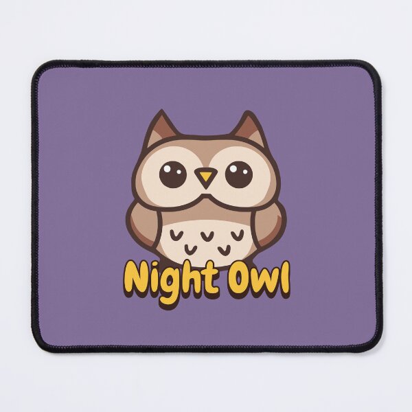 Item preview, I'm a Night Owl! Cute owl Cartoon designed and sold by PMCreative.