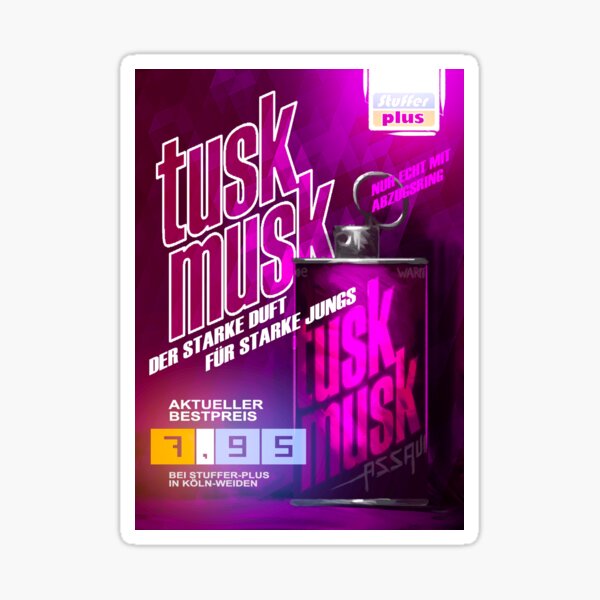 Tusk Musk Sticker