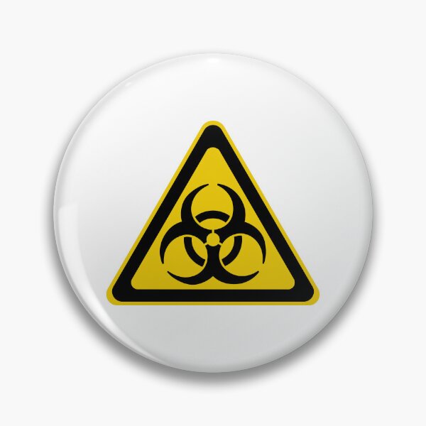 Item preview, Biohazard Symbol Warning Sign - Triangular designed and sold by ScienceCorner.