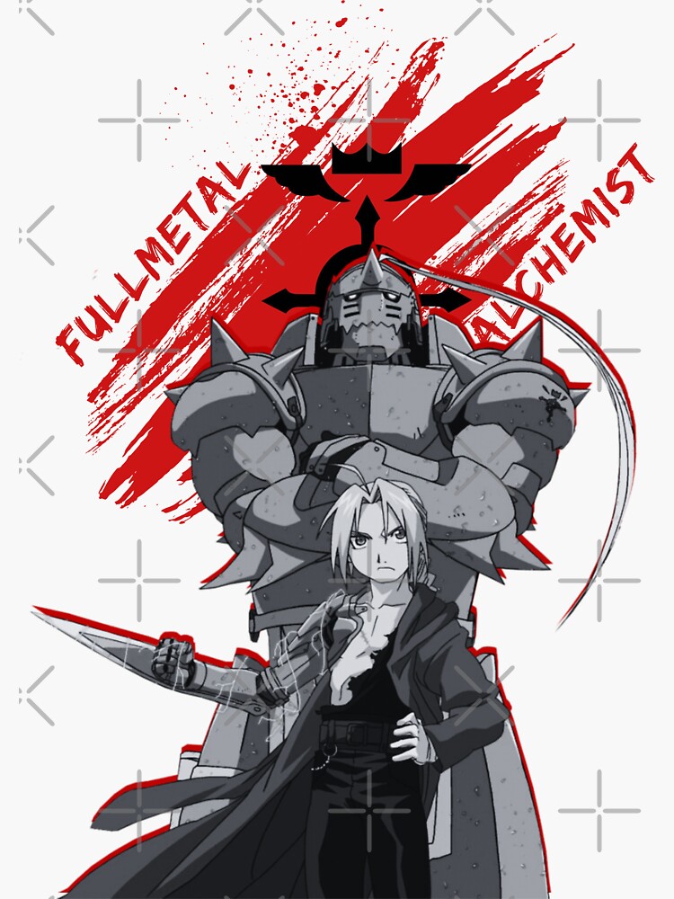 EDWARD ELRIC Fullmetal Alchemist Manga Anime Mandala 