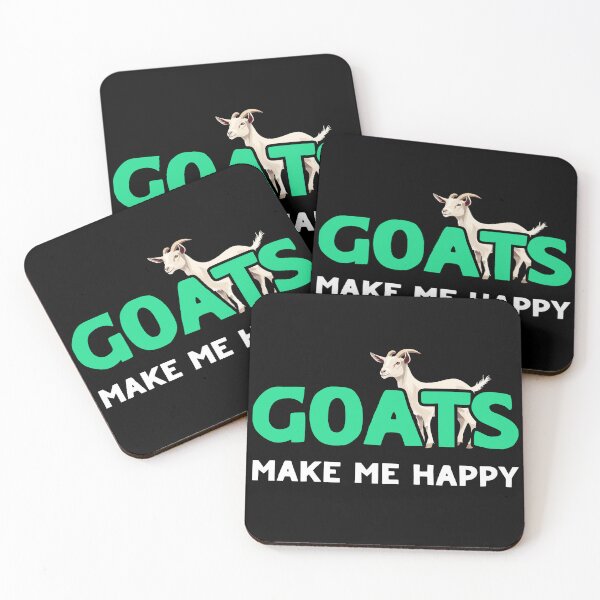 Item preview, Goats Make Me Happy designed and sold by LudwikeArts.