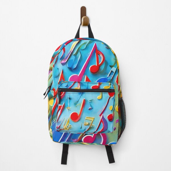 Item preview, Multicolored musical notes in the sky. designed and sold by mariolasworld.