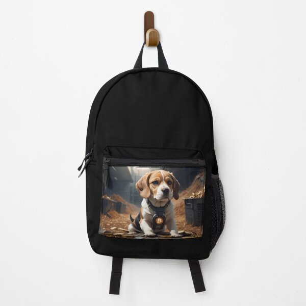 Item preview, Beagle dog and bitcoin mining designed and sold by DevushkaStore.