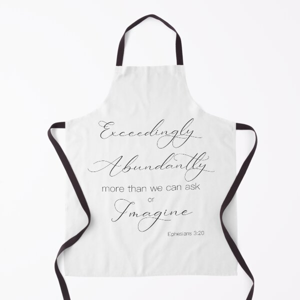 Item preview, Bible verse Ephesians 3:20 abundantly more than we can ask or imagine designed and sold by Inktown.