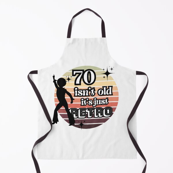 Item preview, funny 70th birthday quote for Elderly People, 70 isn't old it's just retro designed and sold by Lmbr-shop.