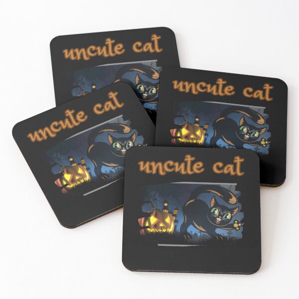 Item preview, Uncute Cat Halloween  designed and sold by MomLifeDesign.