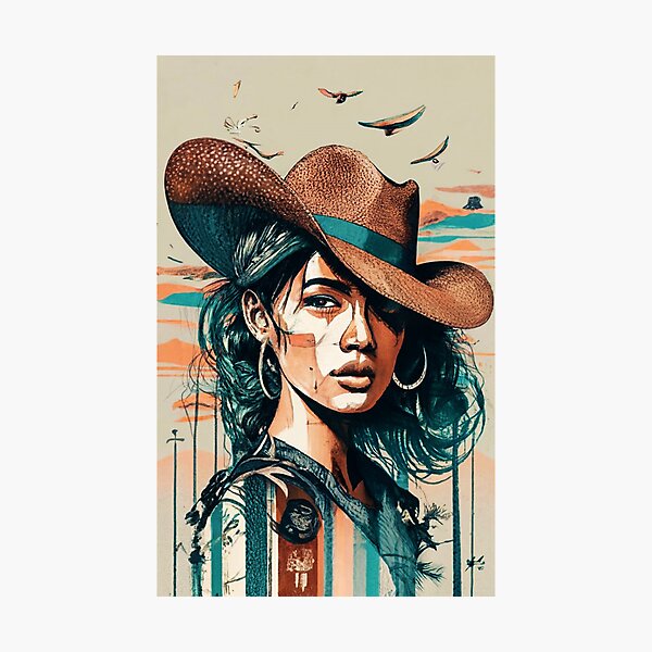 Coastal Cowgirl Wall Art Newspaper Print Wall Art, New York - Inspire Uplift