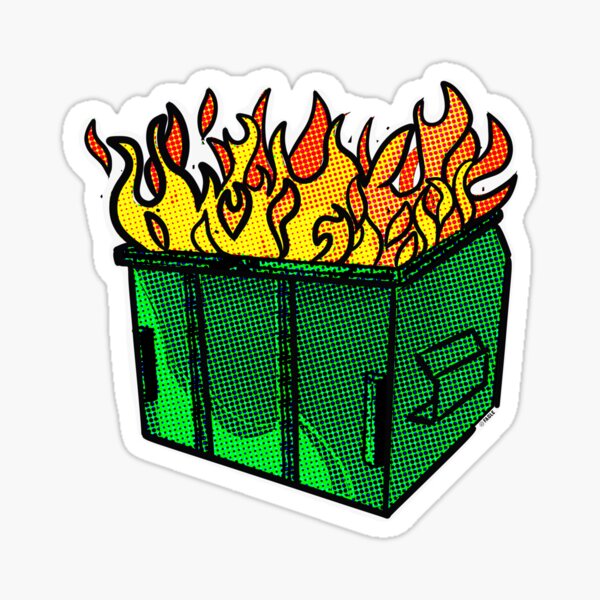Item preview, Pop Art Dumpster Fire designed and sold by Russ  Fagle.