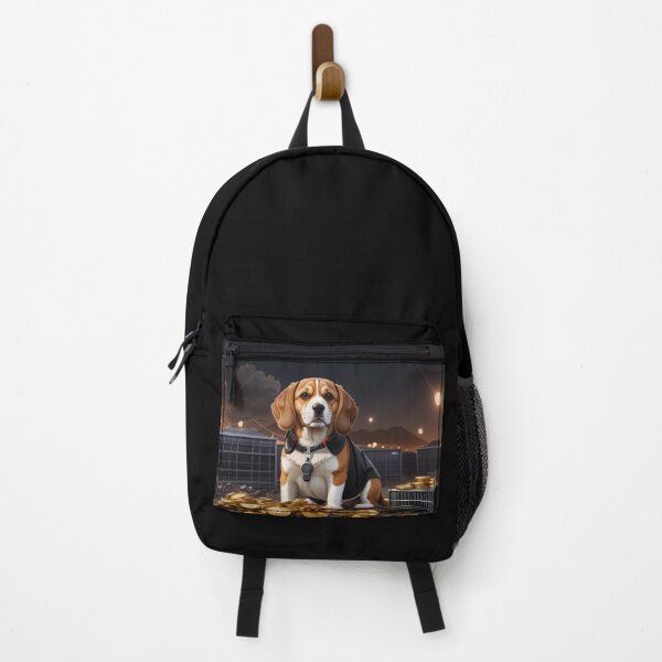 Item preview, Beagle dog and bitcoin mining designed and sold by DevushkaStore.