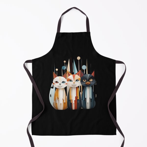 Item preview, three colorful cats designed and sold by HarriPaloma.