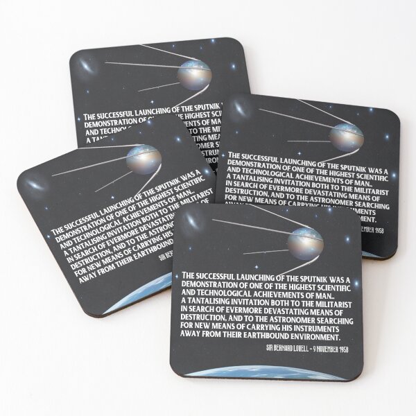Item preview, Sputnik 1 Vintage Space Earth Bernard Lovell Quote designed and sold by Maljonic.