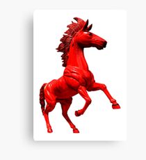 Red Horse Beer Stallion Canvas Print