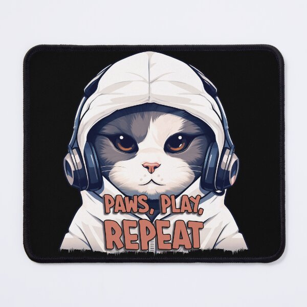 Item preview, Paws, Play, Repeat designed and sold by ILikeToasters.