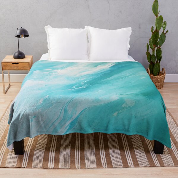 Artikelvorschau, Seafoam Blue Wave Abstract entworfen und verkauft von trajeado14.