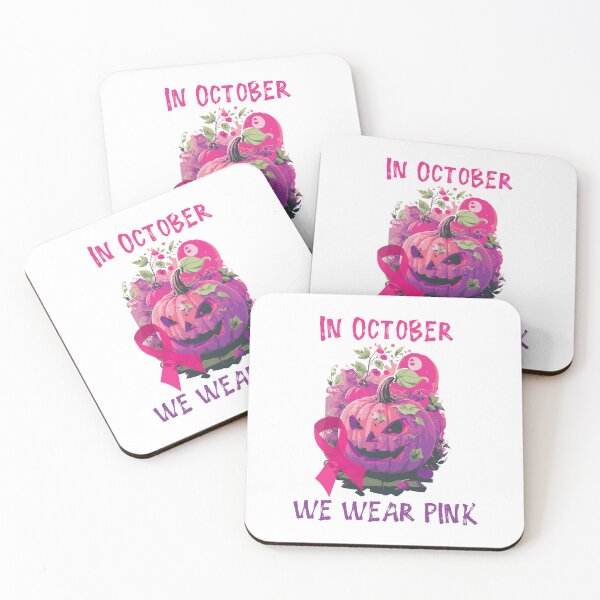 Item preview, In October We Wear Pink  designed and sold by SunnyFunnyArt.