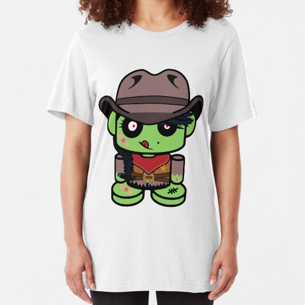 Cowgirl ZOMBIO'BOT Toy Robot Slim Fit T-Shirt