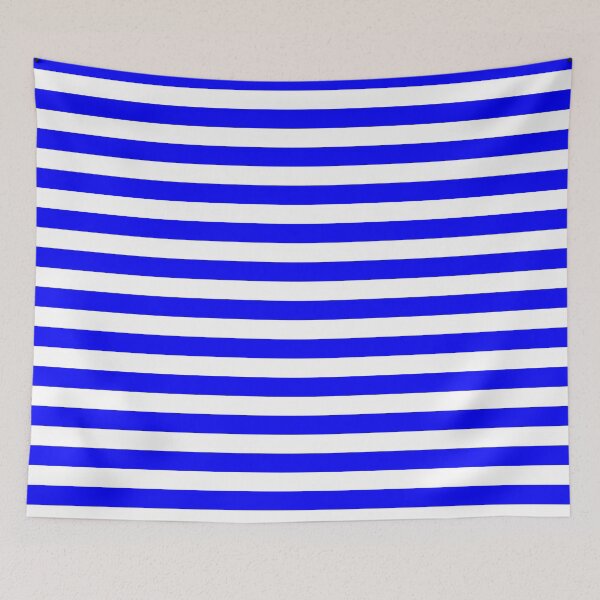 Aperçu de l'œuvre Rayures bleues et blanches créée et vendue par PatternTitan.