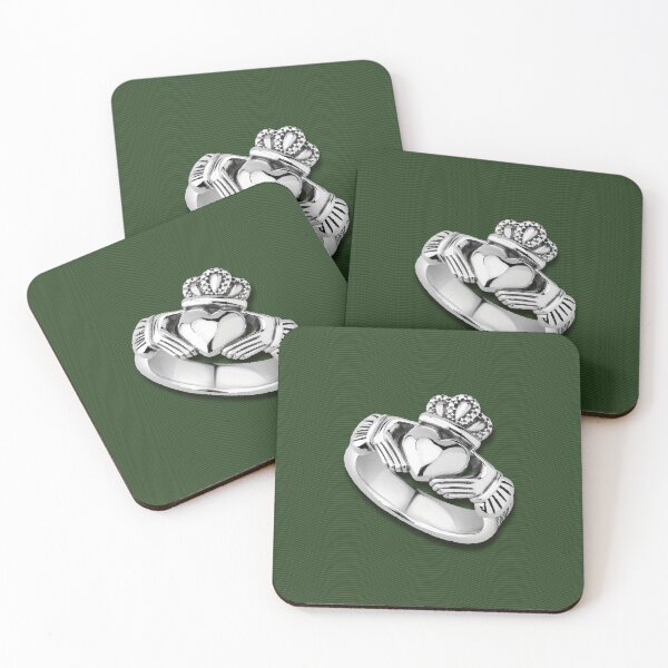 Item preview, Irish Claddagh Ring Print designed and sold by PrintsByDC.