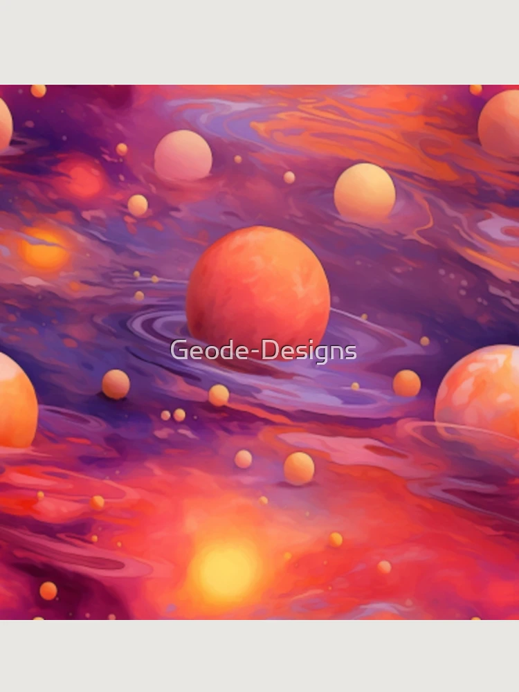 Thumbnail 6 von 6, Premium Oversized Pullover, Cosmic Dance: An Aquarellist's Vision designt und verkauft von Geode-Designs.