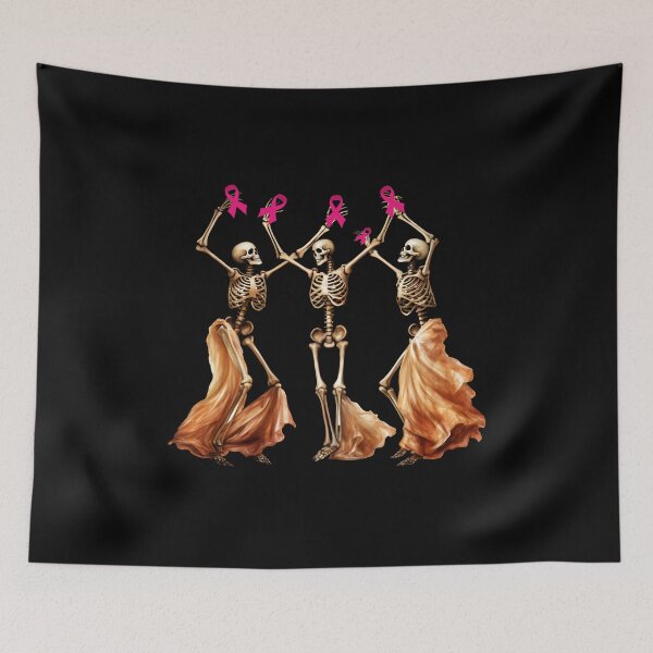 Item preview, In october we wear pink Skeletons designed and sold by SunnyFunnyArt.
