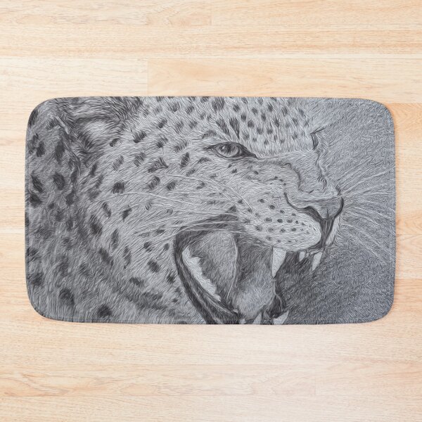 Item preview, Jaguar portrait designed and sold by Alla Gill.