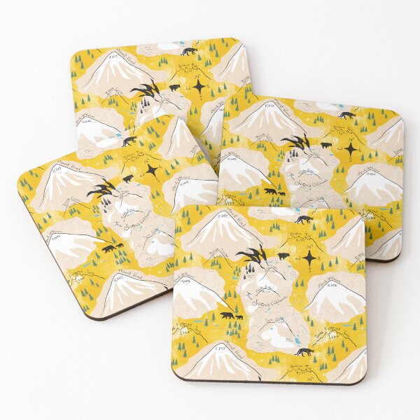 Item preview, Cascade Mountains - Yellow designed and sold by natalievmason.