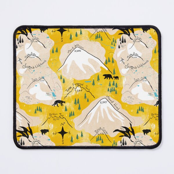 Item preview, Cascade Mountains - Yellow designed and sold by natalievmason.