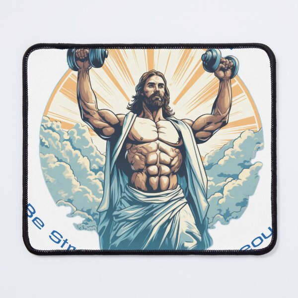Item preview, Swole Jesus Lifting Weights designed and sold by Multitude101.